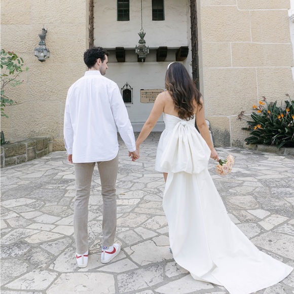 WATTERS TRIFLE STRAPLESS BACK-BOW MINI DRESS - Picture 7 of 8